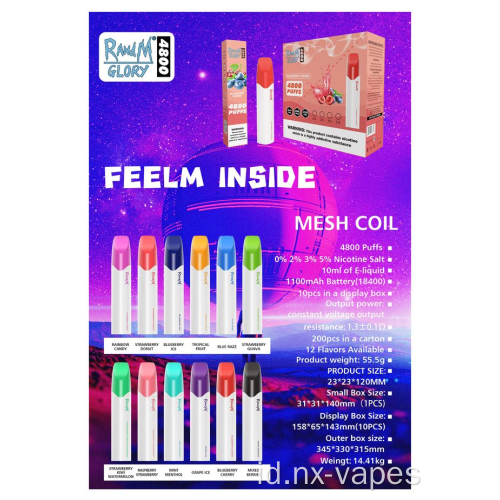 Perangkat Vape Pod Grosir Randm Glory